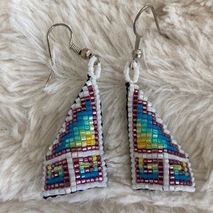 Handmade beaded earrings